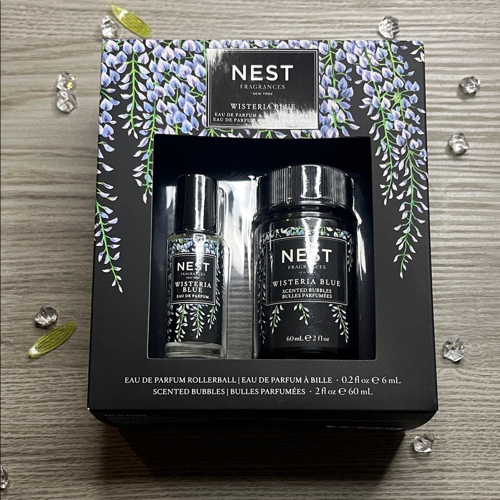 NEST Fragrances Wisteria Blue Bath Set